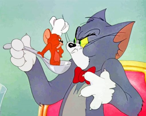 Tom And Jerry Paint by numbers