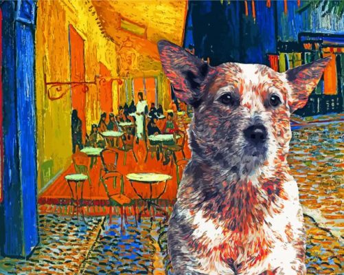 australian-cattle-dog-red-heeler-art-van-gogh-cafe-terrace-paint-by-numbers