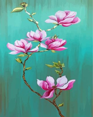 beautiful-magnolias-paint-by-numbers