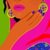 Illustration Indian Woman Paint by numbers