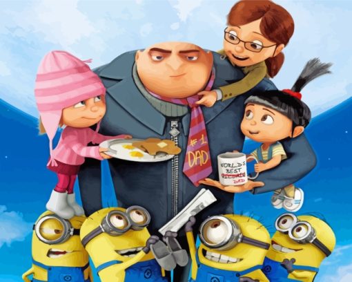 minions-and-gru-and-girls-paint-by-numbers