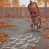 sad-lonley-robot-playing-alone-paint-by-numbers