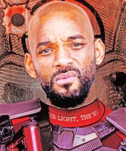 will-smith-in-suicide-squad-paint-by-number