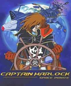 Captain Harlock Poster Paint By Number