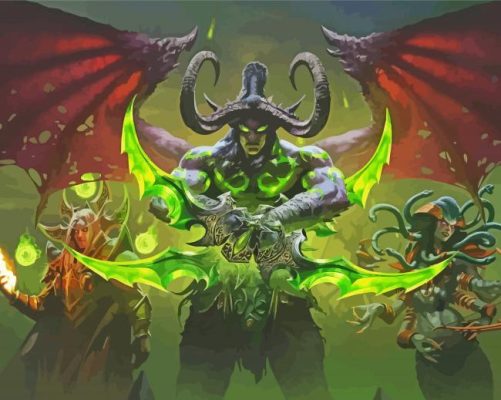 Illidan Stormrage Paint By Numbers