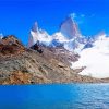 Lake In Fitz Roy Mountain Paint By Number