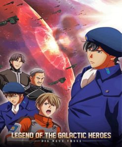 Legend Of The Galactic Heroes Vintage Anime Paint By Numbers