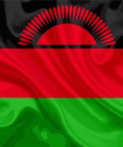 Malawi Flag Paint By Number