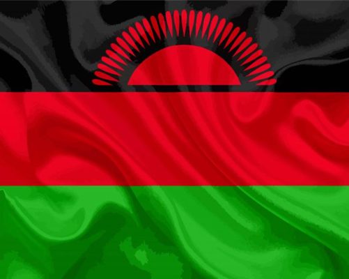 Malawi Flag Paint By Number