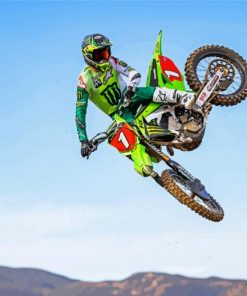 Motorcross Racer Eli Tomac Paint By Number