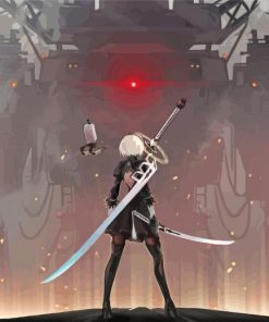 Nier Automata Game Paint By Number