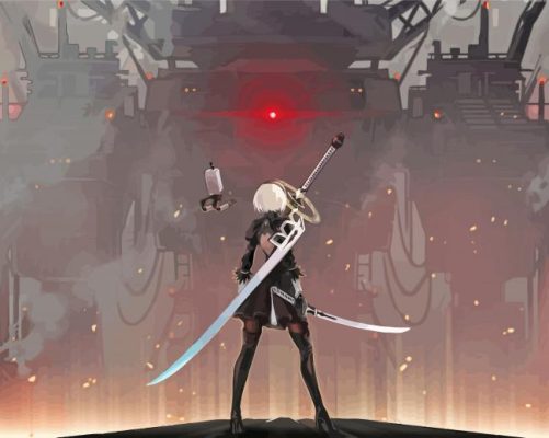 Nier Automata Game Paint By Number