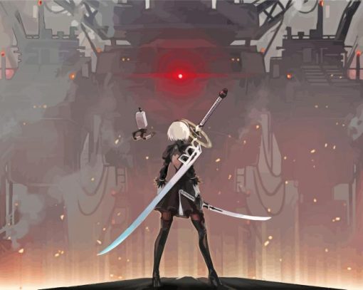 Nier Automata Game Paint By Number