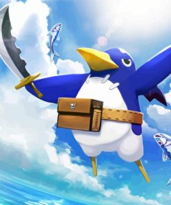 Prinny Game Character Paint By Numbers