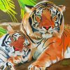 Tiger Couple Art Paint By Number