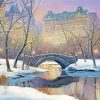 Aesthetic Winter Central Park Art Paint By Number