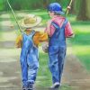 Best Friends Fishing Art Paint By Numbers