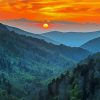 Great Smoky Mountains View Paint By Number