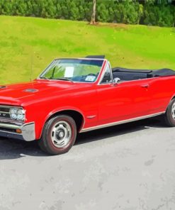 Red 1964 GTO Paint By Numbers