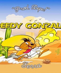 Speedy Gonzales Cartoon Poster Paint By Numbers