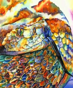 Abstract Rattlesnake Paint By Numbers