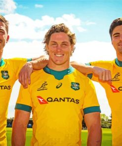 Aust Rugby Team Players Paint By Numbers