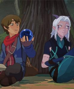 Callum And Rayla The Dragon Prince Paint By Numbers