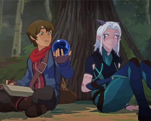 Callum And Rayla The Dragon Prince Paint By Numbers