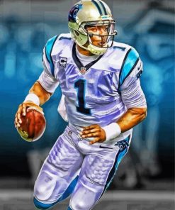 Cam Newton Paint By Numbers