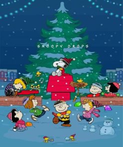 Christmas Charlie Brown Paint By Numbers