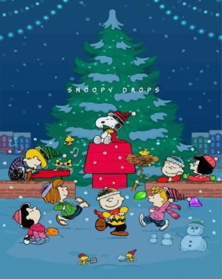 Christmas Charlie Brown Paint By Numbers