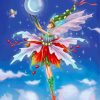 Christmas Fairy Moon Paint By Numbers