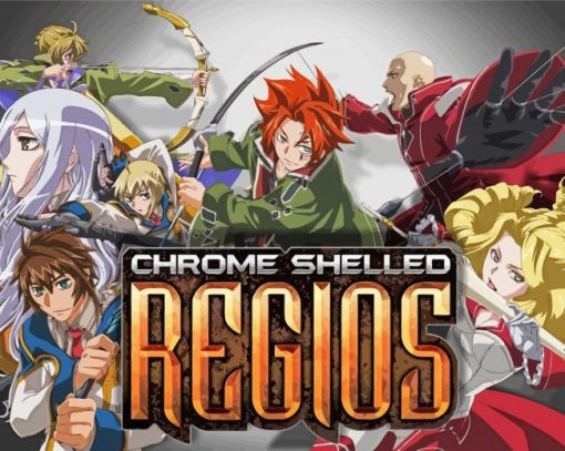 Chrome Shelled Regios Poster Anime Paint By Numbers