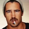 Colin Farrell Smoking Paint By Numbers