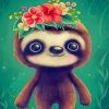 Cute Baby Sloth Paint By Numbers