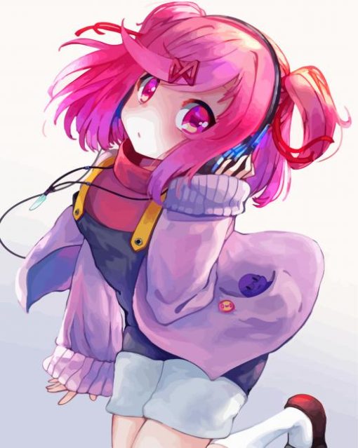 Cute Natsuki Paint By Numbers