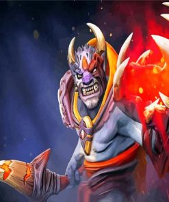 Dota 2 Game Character Paint By Numbers