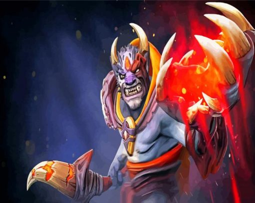 Dota 2 Game Character Paint By Numbers