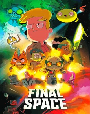 Final Space Illustration Paint By Numbers