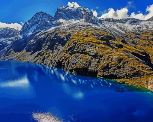 Fiordland Mountains Paint By Numbers