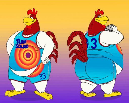 Foghorn Leghorn Tune Squad Paint By Numbers