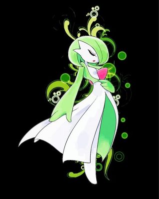 Gardevoir Species Art Paint By Numbers