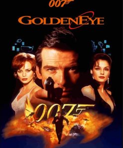 Goldeneye Action Movie Poster Paint By Numbers