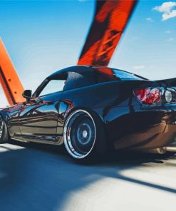 Honda S2000 On The Bridge Paint By Numbers