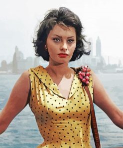 Italian Sophia Loren Paint By Numbers