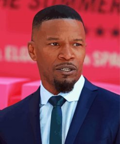 Jamie Foxx In Suit Paint By Numbers