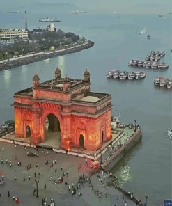 Mumbai Gateway Of India Paint By Numbers