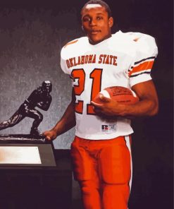 Oklahoma State Barry Sanders Paint By Numbers