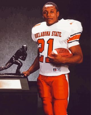 Oklahoma State Barry Sanders Paint By Numbers