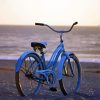 Old Bike On Beach Paint By Numbers